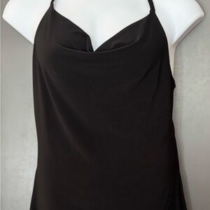 Vix Black Garment with Silver Accents
